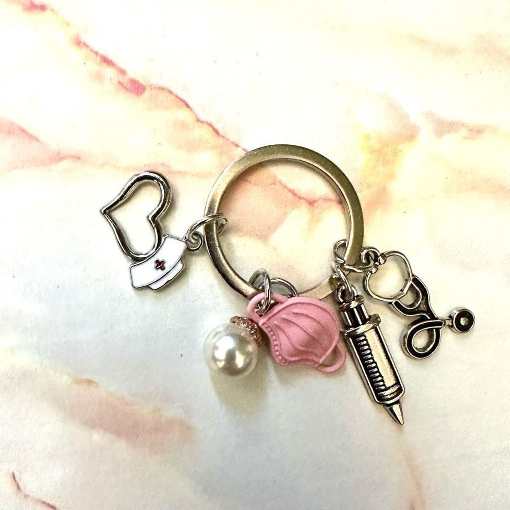Nurse charm key chain